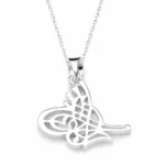 Gümüş Tuğralı Bayan Kolye