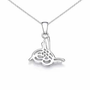 Gümüş Tuğralı Kolye