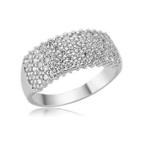 Gümüş Yarım Tur Bayan Yüzük