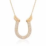 Gümüş Nal Bayan Kolye