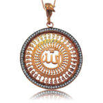 Gümüş Allah Yazılı Bayan Kolye