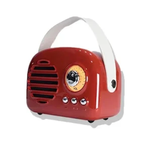 Retro Bluetooth Hoparlör – Taşınabilir Nostaljik Radyo Tasarım