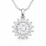 Gümüş Minimal Yuvarlak Anturaj Kadın Kolye