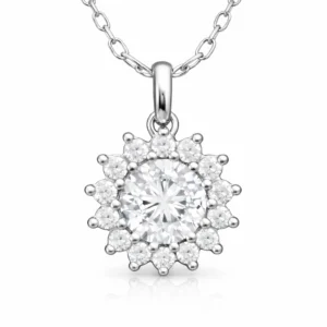 Gümüş Minimal Yuvarlak Anturaj Kadın Kolye