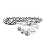 Gümüş Siyah Beyaz Trabzon Kazaziye Tesbih