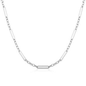 Gümüş 5+1 Halka Zincir