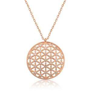 ​​​Gümüş Yaşam Çiçeği Kolye