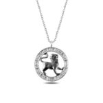 ​​Gümüş Aslan Burcu Kolye