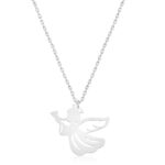 Gümüş Kanatlı Melek Bayan Kolye