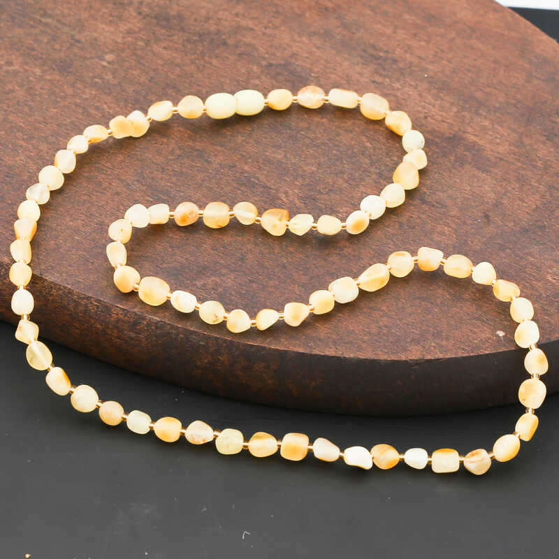 Yetişkin Damla Kehribar Kolye - Görsel 4