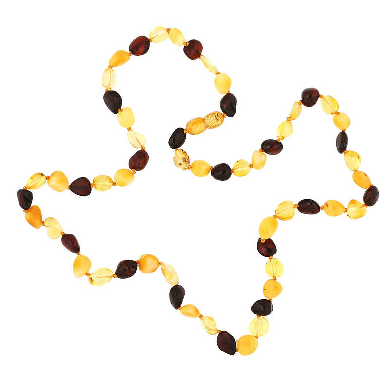 Yetişkin Damla Kehribar Kolye - Görsel 3