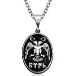 Gümüş Çift Başlı Selçuklu Kartalı Kolye