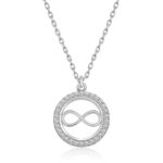 Gümüş Minik Sonsuzluk Bayan Kolye