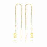 Gümüş Zincirli Sonsuzluk Küpe