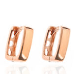 Gümüş Taşsız J Bayan Küpe