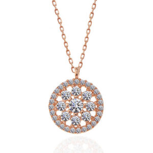 ​Gümüş Rose Çiçek Kadın Kolye