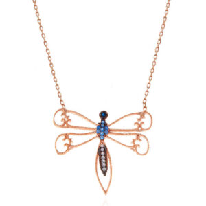 Gümüş Rose Yusufçuk Kadın Kolye