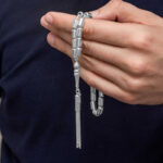 Gümüş Kapsül Kesim Erkek Tesbih