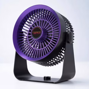 BWFN29 1200mAh Şarjlı Masaüstü & Duvar Tipi Fan – 360° Döner, 5 Kademeli, USB-C Sessiz Vantilatör