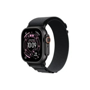 Watch Ultra 3 GPS + Cellular 49mm Black Titanium Case Black Alpine Loop (Large) – Dayanıklı Akıllı Saat, Gelişmiş GPS, Hücresel Bağlantı, Profesyonel Outdoor Saat