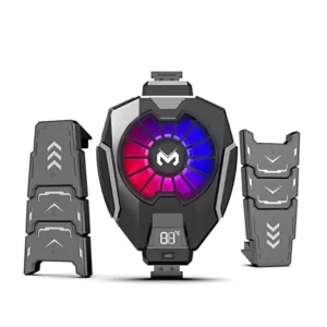 H20 Dijital Göstergeli Kablolu iPad & Tablet Soğutucu Fan | Gamer Radyatör Soğutma Sistemi | Tablet Soğutucu