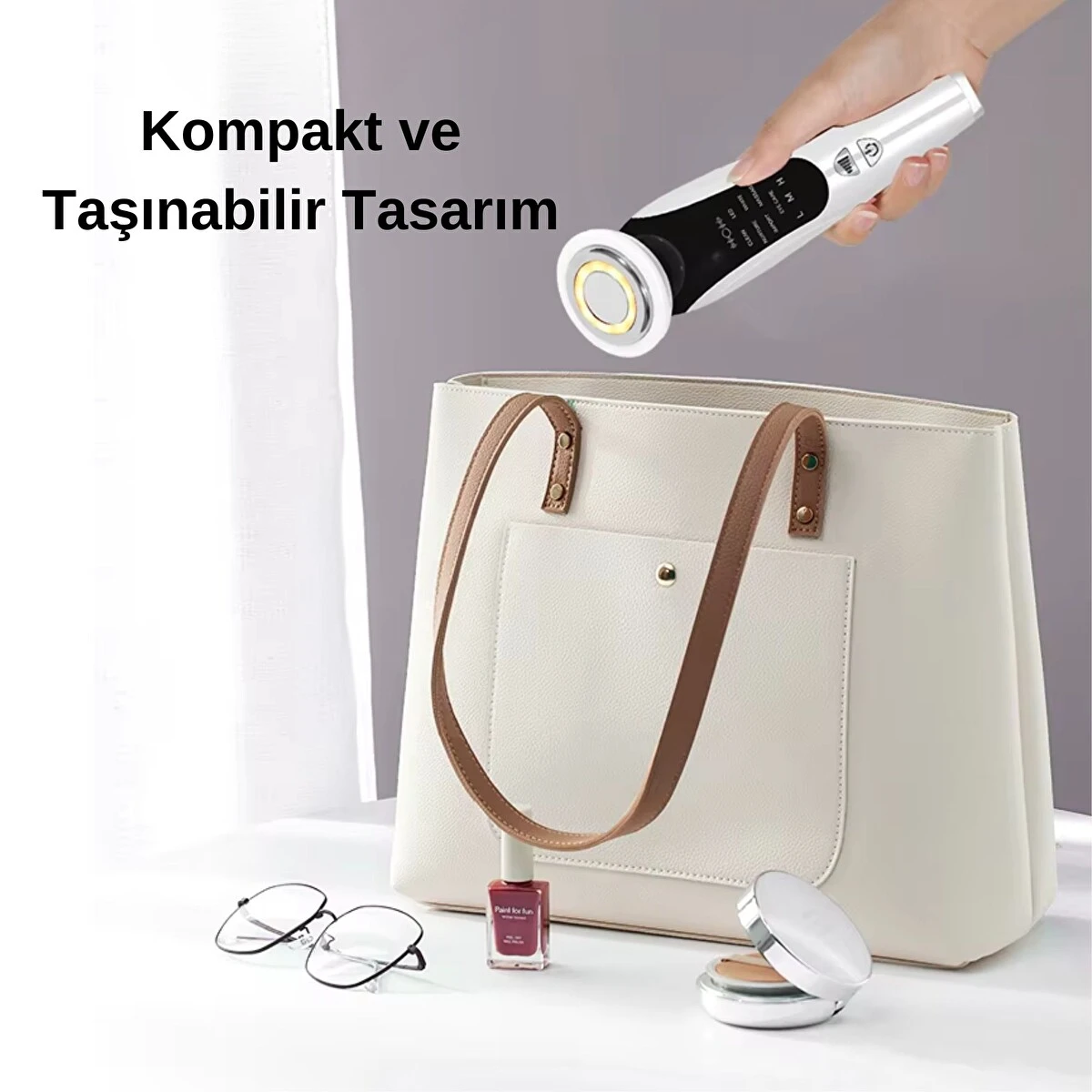 AUHMA AHB-05 7’si 1 Arada Cilt Bakım Cihazı – Siyah Nokta Temizleme, Sıkılaştırma ve Göz Altı Bakımı - Görsel 4