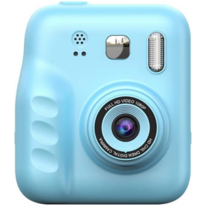 Anında Baskılı Çocuk Kamerası – 10MP, 720P Video, 2.0” Ekran, Taşınabilir Fotoğraf Yazıcı (Mavi)