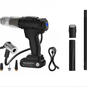 2’si 1 Arada Kablosuz Hava Pompası ve Mini Vakum Temizleyici – Type-C Şarjlı Taşınabilir, Şişirme ve Temizlik Cihazı