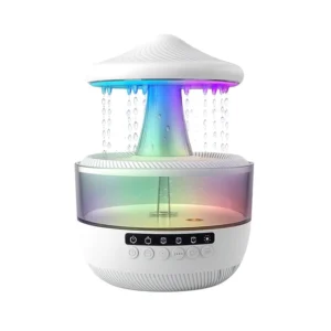 Mantar Yağmur Damlası Gece Lambası – Renk Değiştiren, Bluetooth Hoparlörlü, Atmosfer Işığı, Suya Dayanıklı, Dekoratif LED Gece Lambası