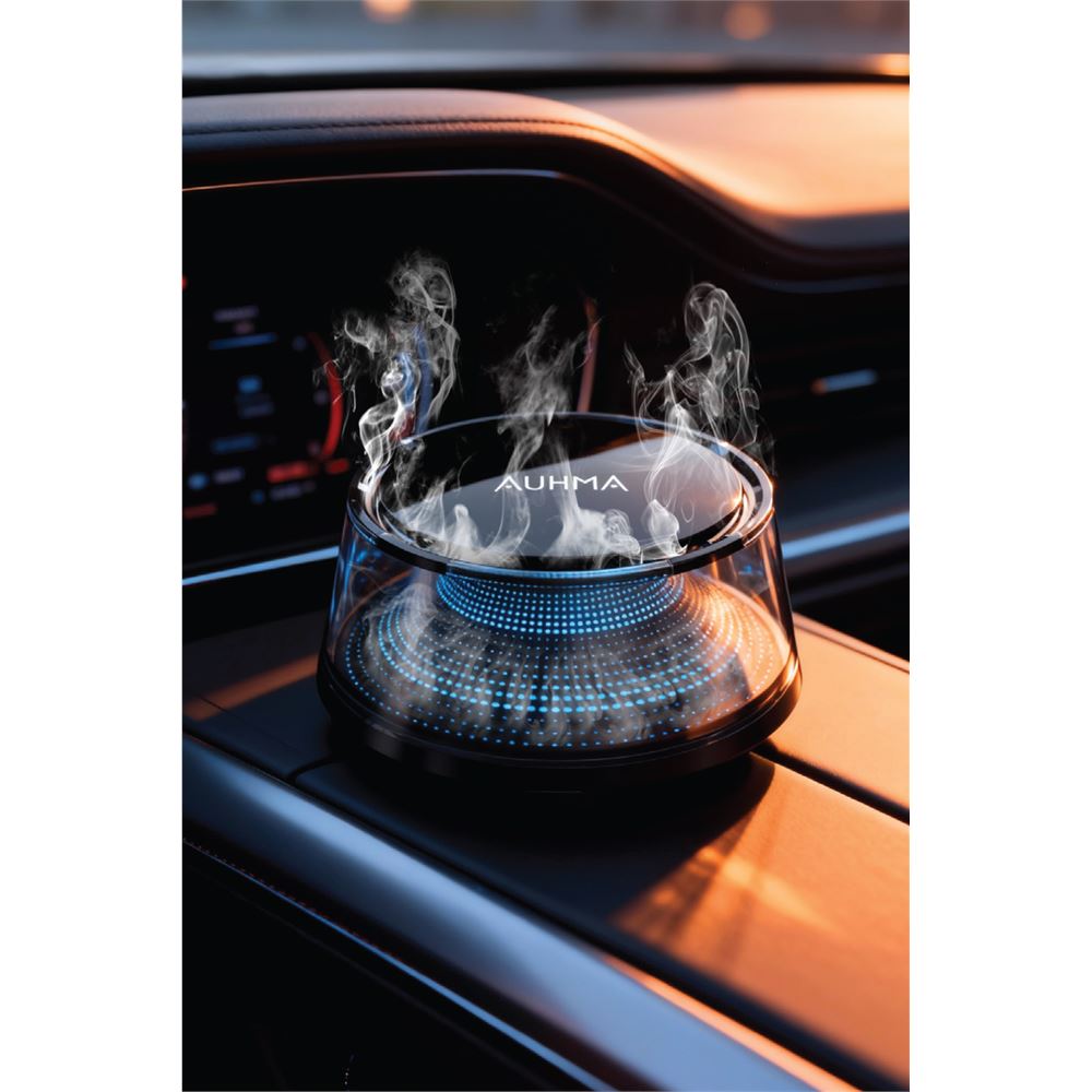 Auhma AF-12 Araç İçi Nemlendirici ve Koku Difüzörü 160ml – Nano Mist, USB, Sessiz Çalışma Aromaterapi - Görsel 4