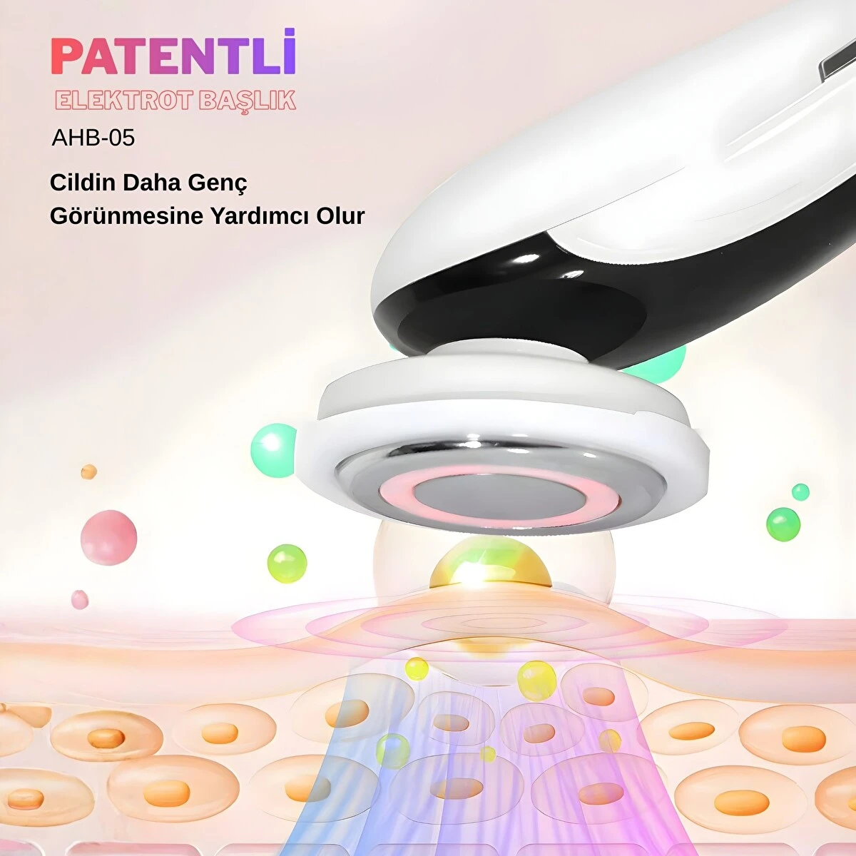 AUHMA AHB-05 7’si 1 Arada Cilt Bakım Cihazı – Siyah Nokta Temizleme, Sıkılaştırma ve Göz Altı Bakımı - Görsel 7