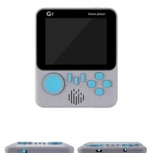 3.5 İnç Mini Atari El Konsolu G7 | 666 Oyunlu Çift Gamepad | TV Bağlantılı Retro Taşınabilir Oyun Konsolu
