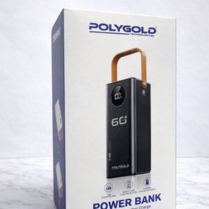 PG-PW118 60000 mAh Powerbank 60W – LED Dijital Göstergeli, Type-C Hızlı Şarj Taşınabilir Şarj Cihazı