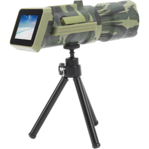 Çocuk Monoküler Teleskop Kamera 1080P – 16X Zoom, 8MP Fotoğraf, Tripodlu Ekranlı Dijital Dürbün