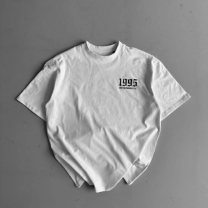 Erkek Baskılı T-Shirt Kısa Kol Bisiklet Yaka Regular Fit Yazlık Tişört -  Beyaz