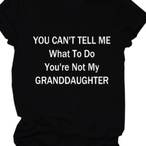 Kadın Baskılı Tişört Kısa Kol Bisiklet Yaka T-shirt - Siyah