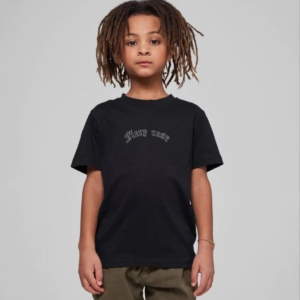 Çocuk Unisex Baskılı T-Shirt - Siyah