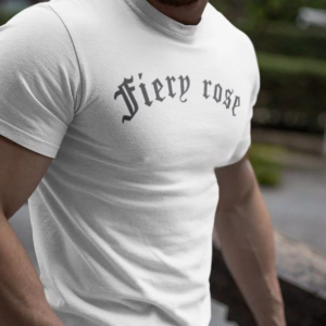 Erkek Tişort Bisiklet Yaka Baskılı Kısa kol T-Shirt - Beyaz