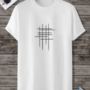 Kadın Baskılı Oversize  kısa kol T-Shirt - Beyaz