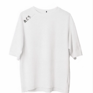 Erkek Baskılı T-Shirt Kısa Kol Bisiklet Yaka Regular Fit Rahat Kalıp Günlük Tişört - Beyaz